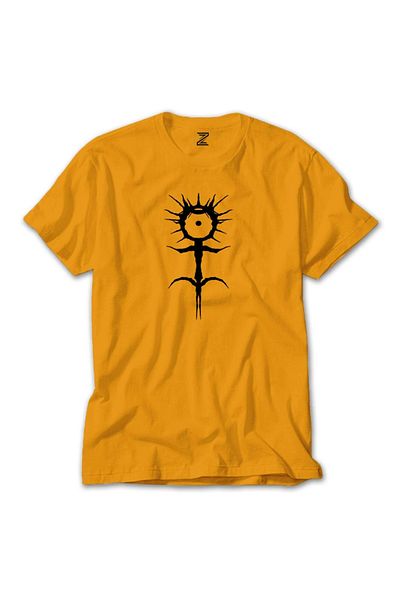 Z zepplin Λευκό κίτρινο T-shirt με λογότυπο Ghostemane