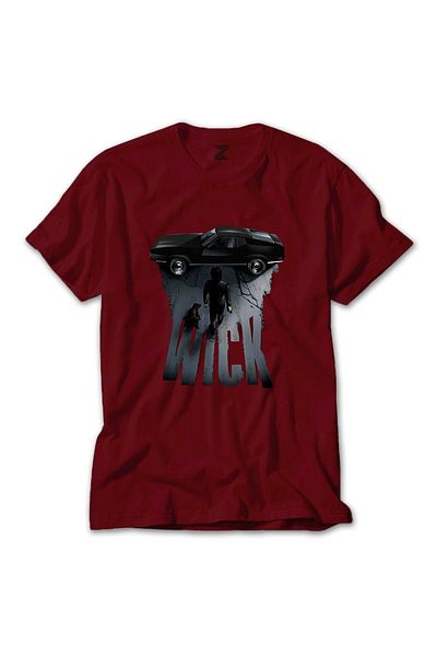 Z zepplin John Wick Car Red T-shirt