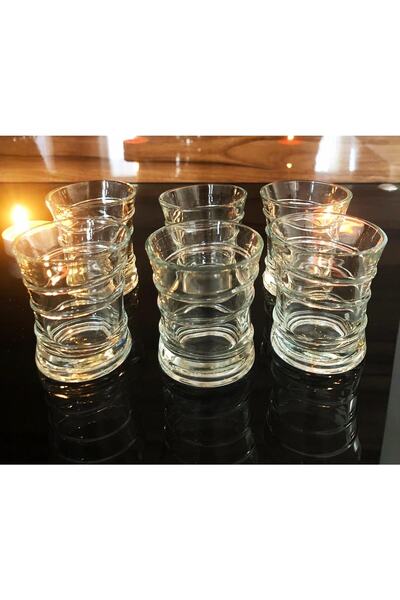 DİBA AVM Coffee Side 6-Piece Presentation Zemzem Cup 6-Piece Coffee Side Water Cup Presentation Cup Zemzem Cup