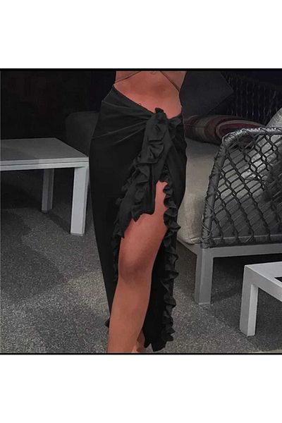 nuriçgiyim Romeo Chiffon Pareo Skirt