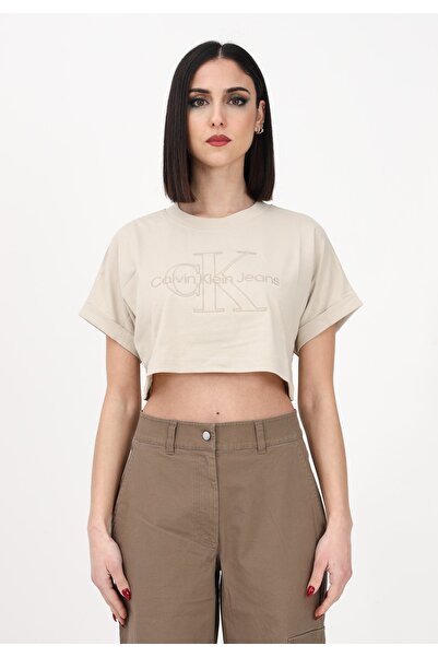 Calvin Klein T-Shirt - Beige - Regular fit