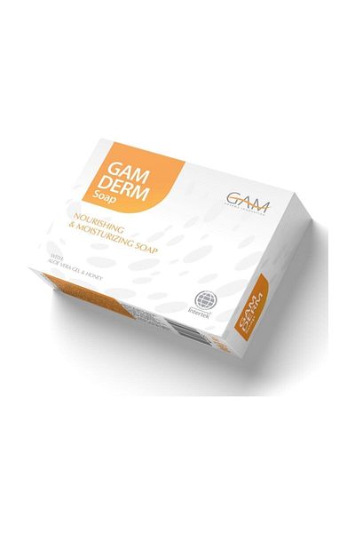 GAM صابون ديرم، صابون مغذي ومرطب للبشرة 85 جم