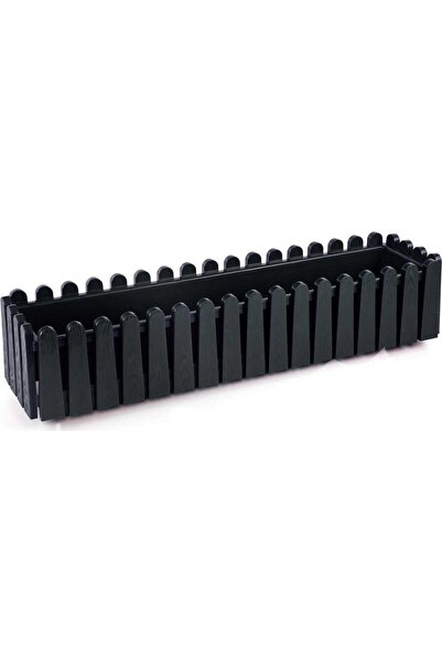 SERİNOVA Ib03 Istanbul 14 Litre Balkon Saksısı Siyah