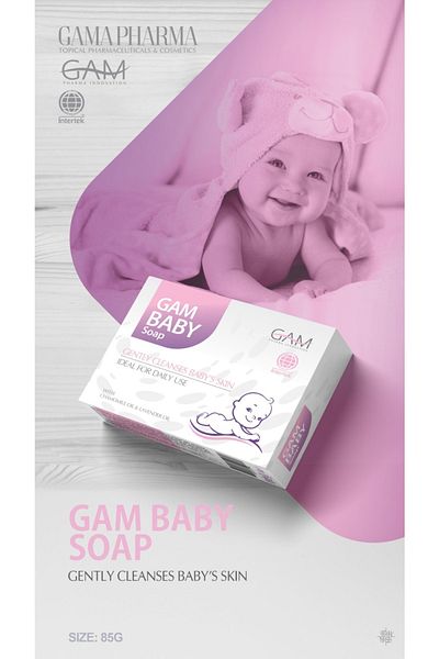 GAM Baby Soap, Your Baby's Delicate Skin Cleansing Soap 85gBaby