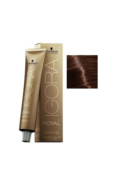Igora 8 Adet Royal Absolutes 6-60 Koyu Kumral Çikolata Doğal Saç Boyası (orijinal)