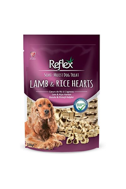 Reflex Semi Moist Kuzu Pirinçli Köpek Ödül Maması Kalpli 150gr
