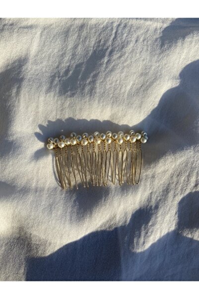 Pearly Handmade Cataramă cu pieptene din aur perlat