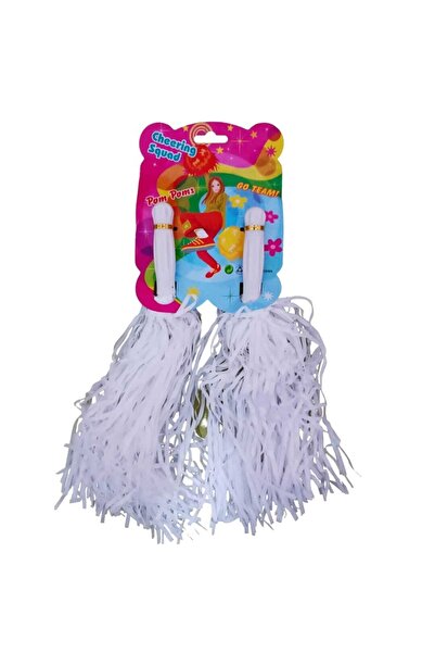 ÖYKÜ SÜS 23 Nisan Gösteri Ponponu Beyaz 2 Li