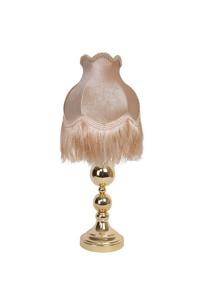 Dekovien Velvet Bedroom - Dim Light Vintage, Gold Color, Lampshade Ab0802