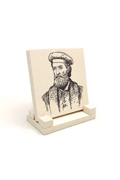 BAKSEPETE Επιτραπέζιο θήκη από φυσική πέτρα Italian Explorer, Marco Polo