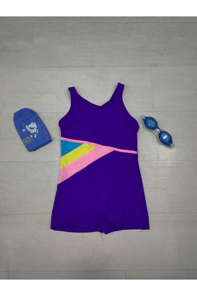GC GÖKHAN CLUB Set de înot pentru copii costum de baie, ochelari de protecție, bonetă