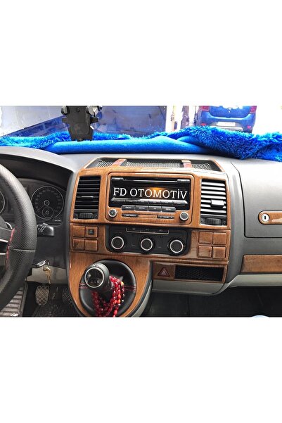 FD OTOMOTİV فولكس فاجن ترانسبورتر T6 الطوربيد، وحدة التحكم، الكسوة، مجموعة غطاء الصدر، لون مخصص من خشب البندق