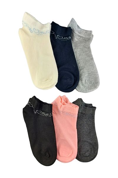 Ollero 6 Pairs of Women's Bamboo Seamless Summer Socks