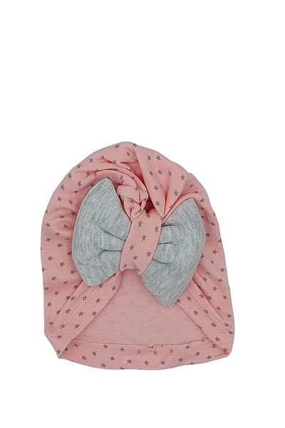 Begisa Baby Combed Cotton Beanie Bow Baby Bonnet