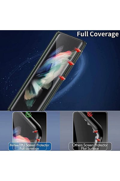 m.tk moveteck Galaxy Z Fold 4 Front Back Fullbody 360 Front Back Full Covers Transparent Hydrogel Glass Screen Case Protective Film