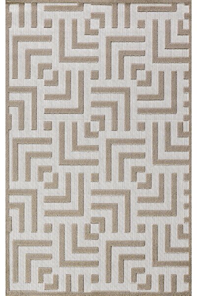 Dinarsu Halı Grace 54100 270 Sütlü Kahve Hasır Halı