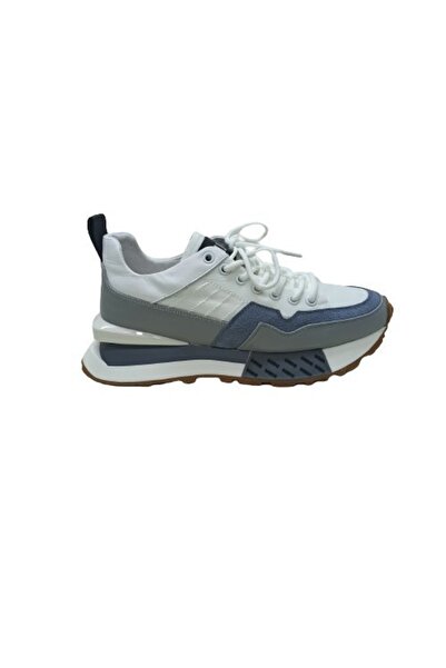 Guja Beyaz Deri Erkek Sneaker Spor Ayakkabı