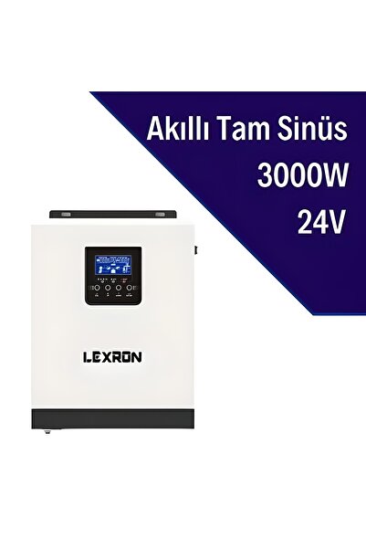 Lexron 3kva 3000w Watt Tam Sinüs Akıllı Inverter