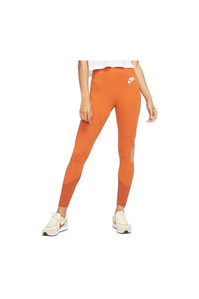 Nike W Nsw Air Hr Lggng Leggings din bumbac pieptănat portocaliu pentru femei Dr6159 816
