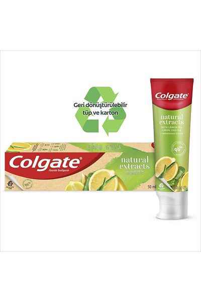 Colgate Natural Ext50ml Active Lemon