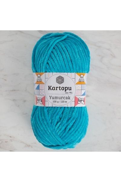 Kartopu Yumurcak K515 5 Pieces Velvet Rope Turquoise
