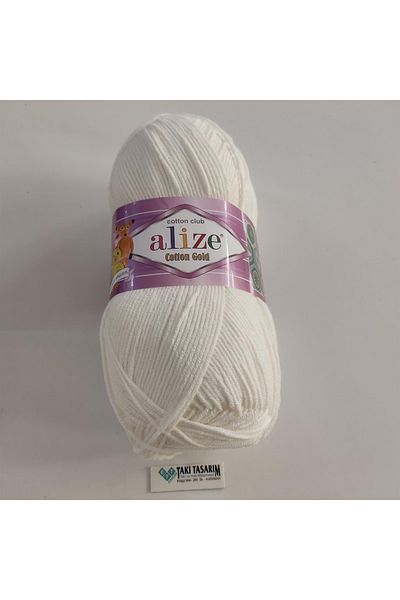 Alize Βαμβακερό χρυσό πλεκτό νήμα 4 εποχών, amigurumi, νήμα διάτρησης (1 ΤΕΜ - 100 γραμμάρια)