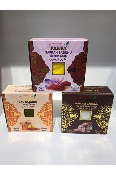 paksa 3 عبوات من الصابون الطبيعي