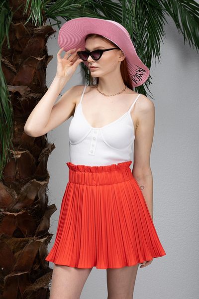 SUVE GOLD Embroidered Summer Women's Beach Straw Hat