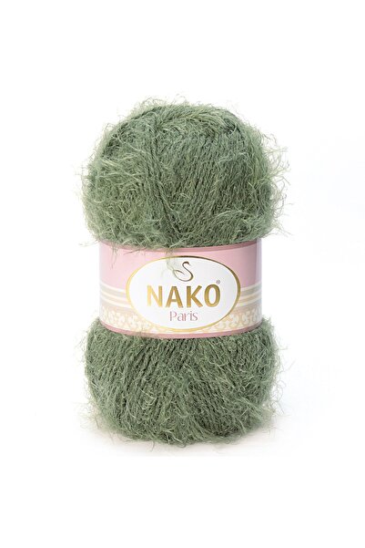 NAKO Παρίσι 00045 5 Κλιμακωτά νήματα πλεκτομηχανής για γιλέκο ζακέτα κασκόλ πουλόβερ μπερέ Νήματα χακί