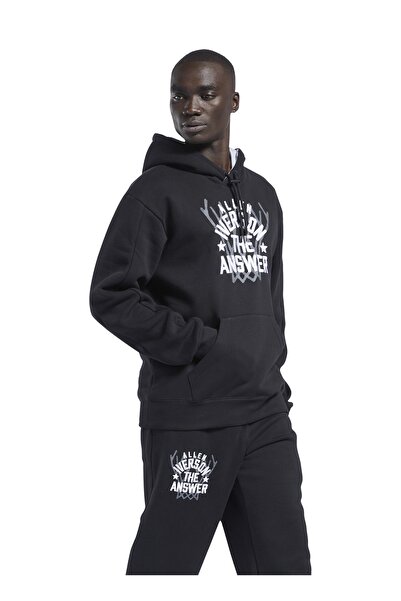 Reebok Ανδρικό Φούτερ με κουκούλα BB Iverson 2XL