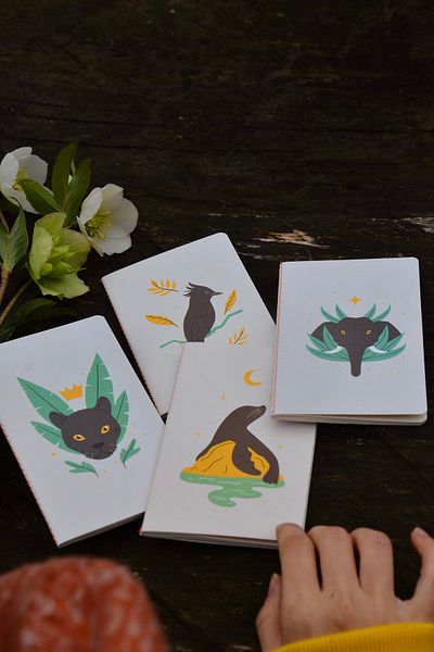 CoNotes Small Size Notepads 4 Pieces