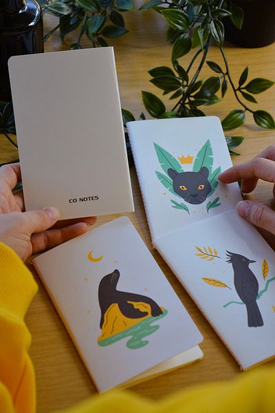 CoNotes Small Size Notepads 4 Pieces