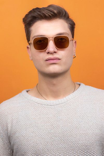 LUNOX Dina Cream Sunglasses