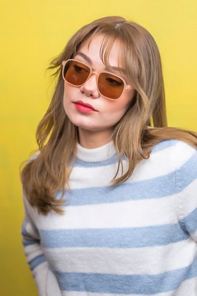 LUNOX Dina Cream Sunglasses