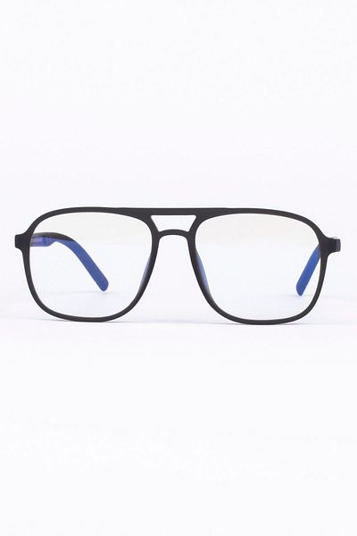 LUNOX Dina Matte Smoked Blue Light Protection Computer Screen Glasses