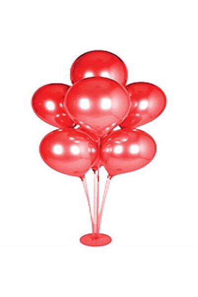 Mini Parti Magazin Mini Party Stand pentru baloane de culoare roșie 75 cm