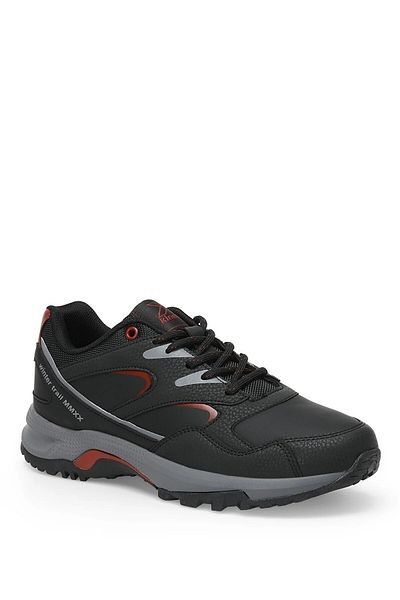 Kinetix Loco Trail Pu 2pr Black Men's Shoes
