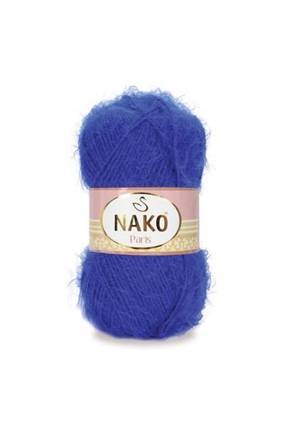 NAKO Paris 10357 5 τεμάχια πλεκτά νήματα για γιλέκο ζακέτα κασκόλ πουλόβερ μπερέ νήματα Saks Blue