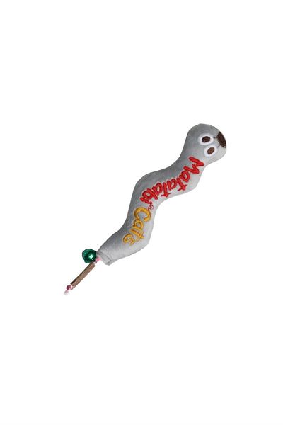 MATATABİ CATS Wormy Sound and Natural Matatabili Plush Cat Toy 17 Cm (Does Not Contain Catnip/mint)