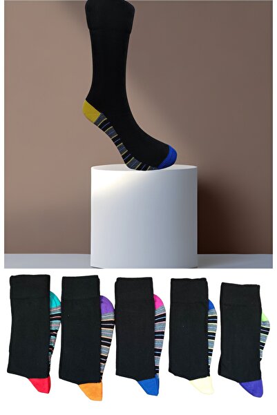 Leement socks Unisex 5 Pairs Colorful Cotton Quality Socks