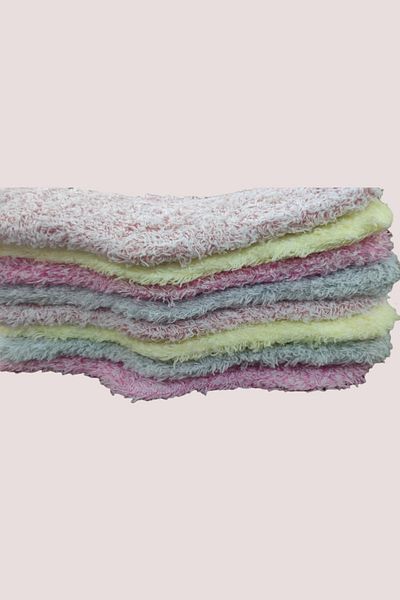 Leement socks 8 чифта плюшени чорапи за сън, цветни, нормални, до глезена