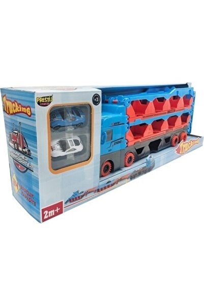 Birlik Oyuncak Oyuncak Bayim Oyuncak Sürat Pistli Tır, 2 Mt Pist Tek Kol Fırlatıcı 24 Araç Kapasiteli Taşıyıcı Tır,