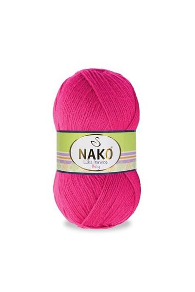 NAKO Luxury Minnoş 10676 5 Pieces Hand Knitting Thread Red Apple