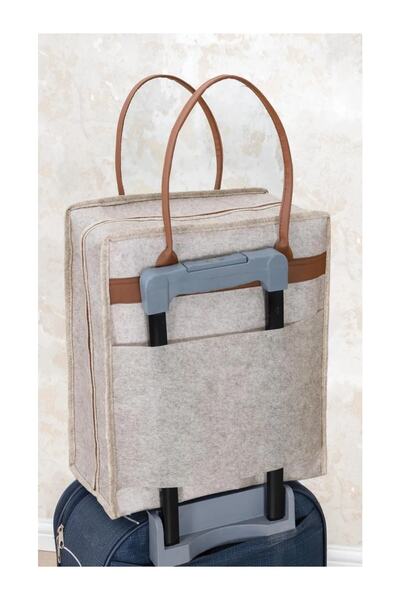 Smyak Derili Kulplu Pratik Ayakkabı Seyahat Valiz Çantası