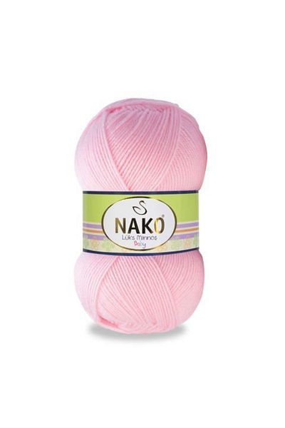 NAKO Luxury Minnoş 2197 5 Pieces Hand Knitting Thread Light Pink