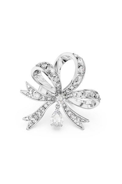 Swarovski 5647566 Ring Volta:ring L Bow Whi/rhs 55