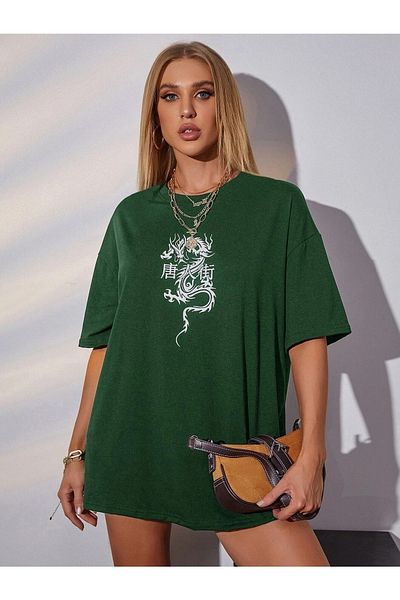 DAXİS Sportwear Company Μπλουζάκι Unisex Oversize με στάμπα