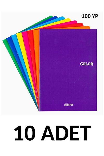 PaPirüs 10 Τετράγωνα Σημειωματάρια Α4 Colornote με σύρμα ραμμένα 100 φύλλα
