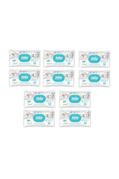 Joly Vücut Perine Bölgesi Yıkama Temizleme Havlusu 50li 10 Adet