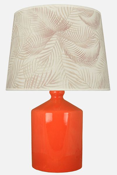 Qdec Ceramic Cube Vase Lampshade Orange - Tropical